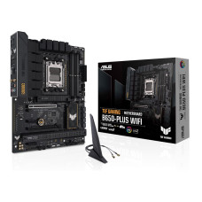 ASUS TUF GAMING B650-PLUS WIFI AMD B650 AM5 Ryzen™ Desktop 9000 8000 and 7000 ATX motherboard, 14 power stages, PCIe® 5.0 M.2 , DDR5 memory, WiFi 6 and 2.5 Gb Ethernet, USB4® support Aura Sync